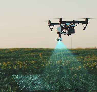 Drones dans le secteur de l'agriculture
